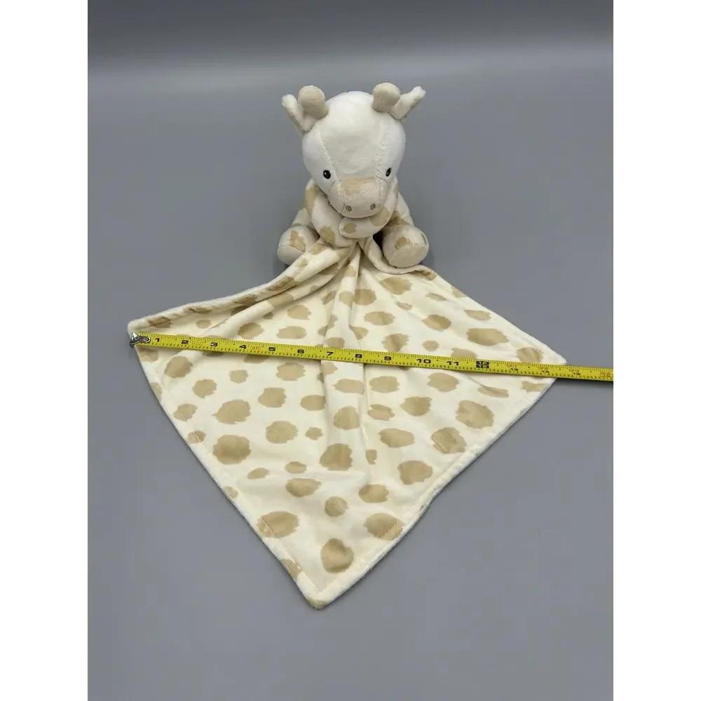 Bon Bebe Giraffe Lovey Plush Holding Baby Security Blanket